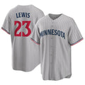 Mdoa M.Twins #23 Royce Lewis Player Gray Game Limited Home Stitched Jerseys