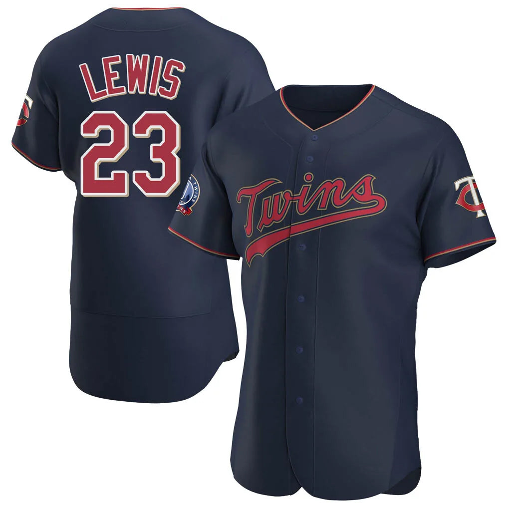 Mdoa M.Twins #23 Royce Lewis Player Navy 60th Home Limited Elite Stitched Jerseys