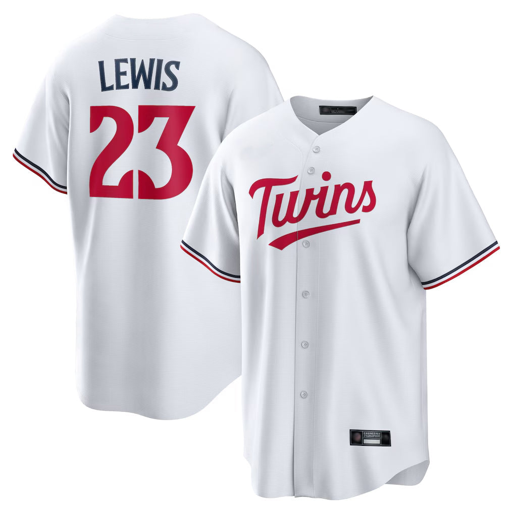 Mdoa M.Twins #23 Royce Lewis Player White Home Game Stitched Jerseys