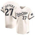 Mdoa M.Twins #27 Ryan Jeffers Player Cream Home Limited Stitched Jerseys