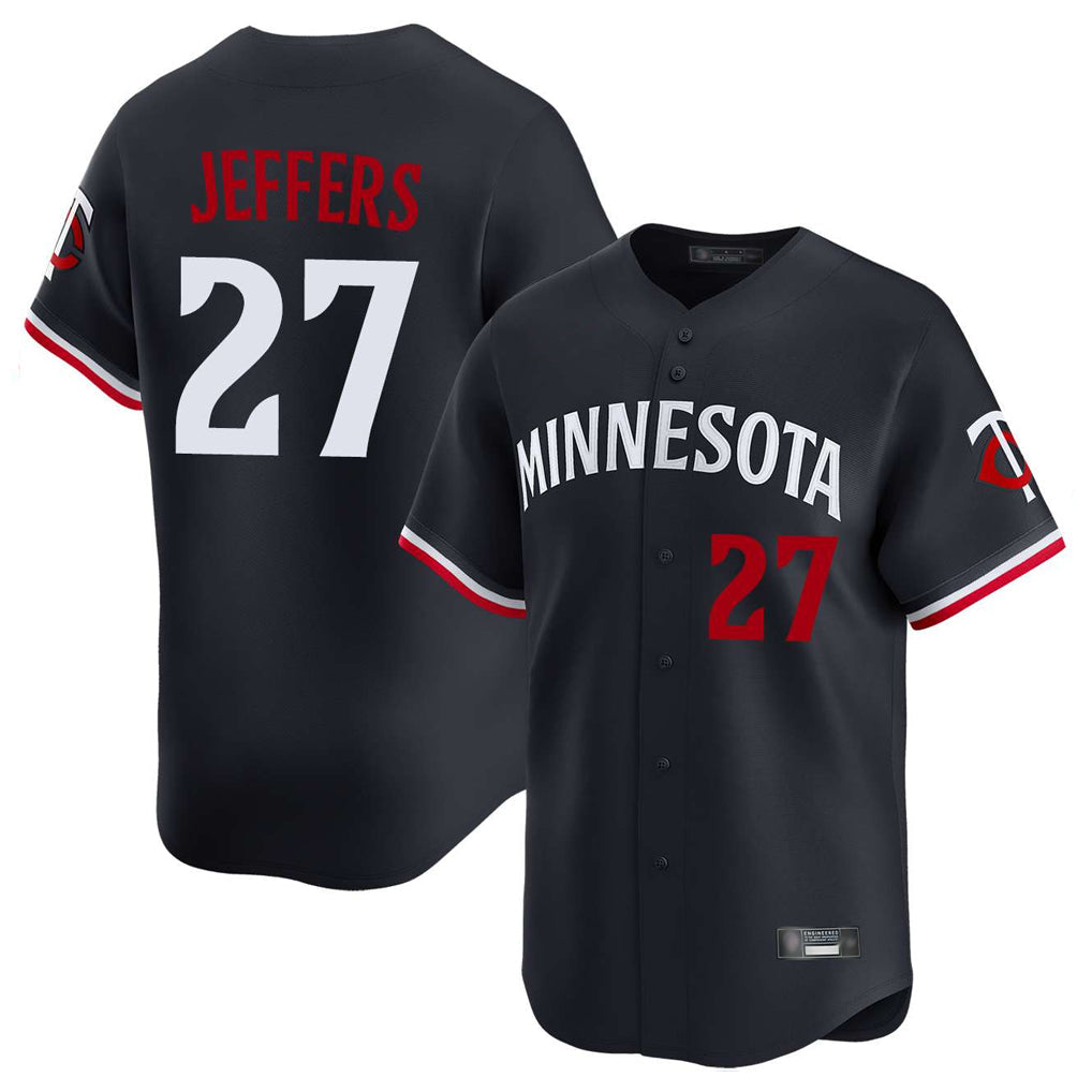 Mdoa M.Twins #27 Ryan Jeffers Player Navy Home Limited Stitched Jerseys