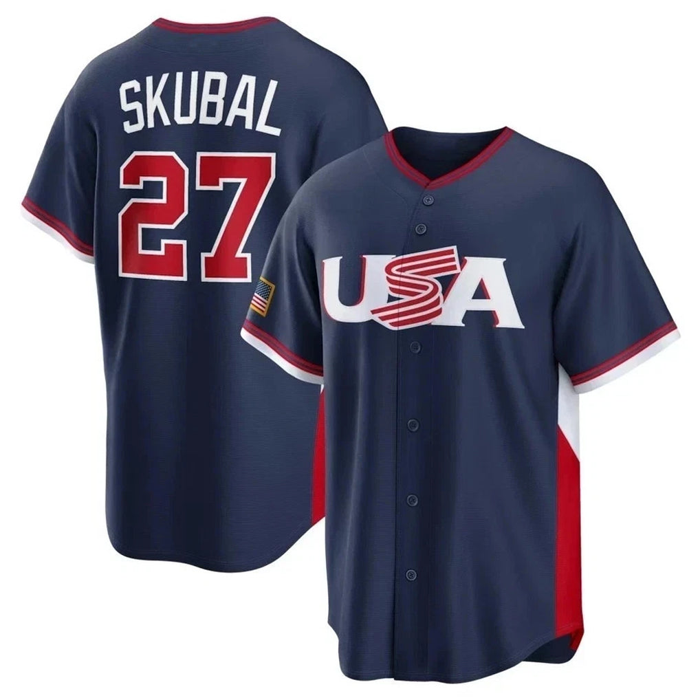Mdoa M.Twins #27 Ryan Jeffers Player Navy USA 2026 World Classic Limited Home Stitched Jerseys