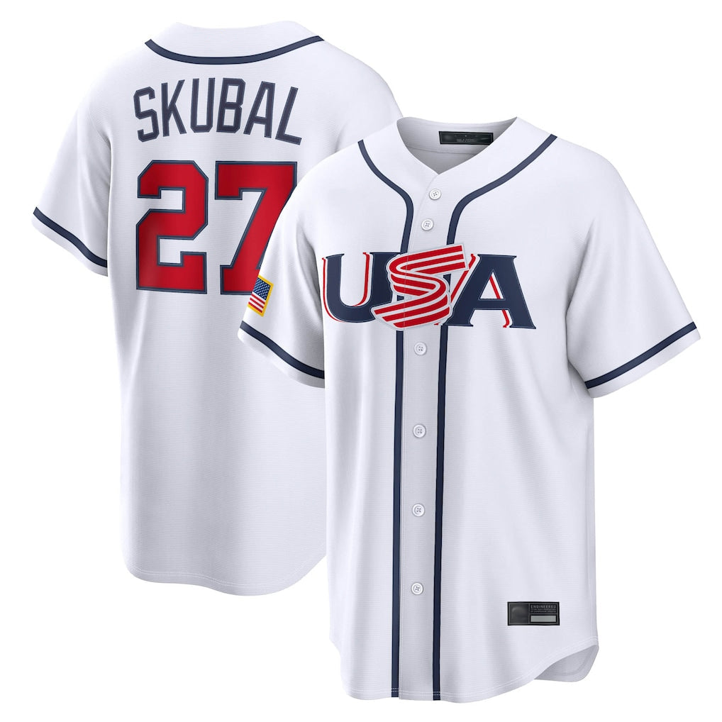 Mdoa M.Twins #27 Ryan Jeffers Player White USA 2026 World Classic Limited Home Stitched Jerseys