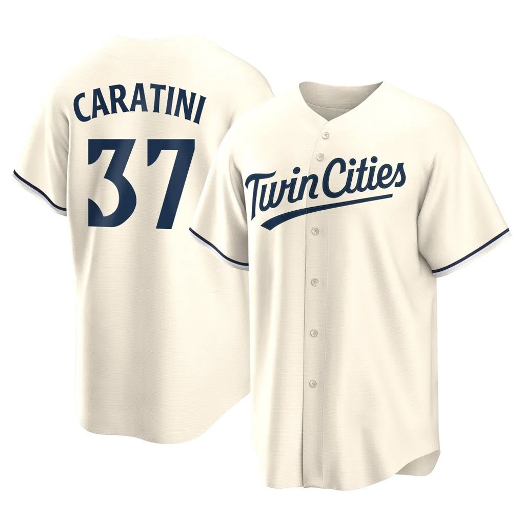 Mdoa M.Twins #37 Victor Caratini Player Cream Game Limited Home Stitched Jerseys