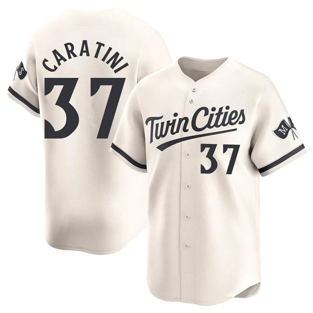 Mdoa M.Twins #37 Victor Caratini Player Cream Home Limited Stitched Jerseys