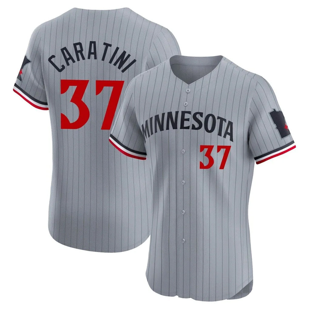 Mdoa M.Twins #37 Victor Caratini Player Gray Home Limited Elite Stitched Jerseys