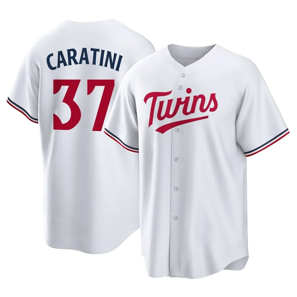 Mdoa M.Twins #37 Victor Caratini Player White Home Game Stitched Jerseys