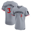 Mdoa M.Twins #3 Harmon Killebrew Player Gray Home Limited Elite Stitched Jerseys