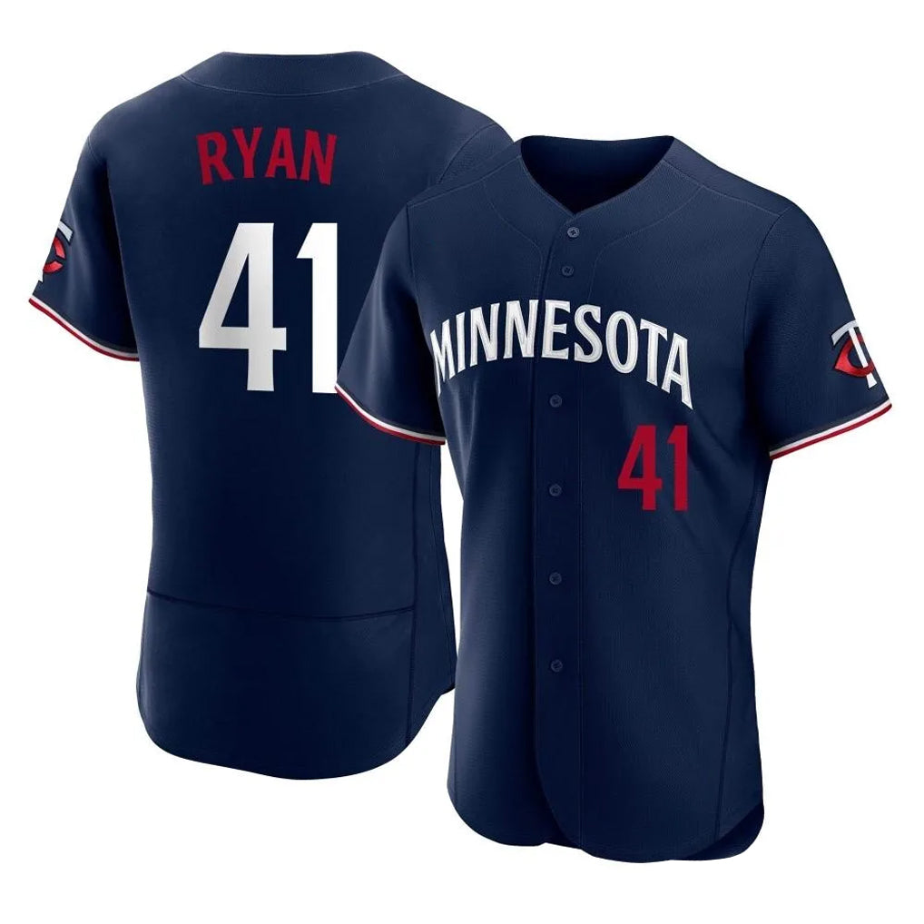 Mdoa M.Twins #41 Joe Ryan Player Navy Replica Home Limited Elite Stitched Jerseys