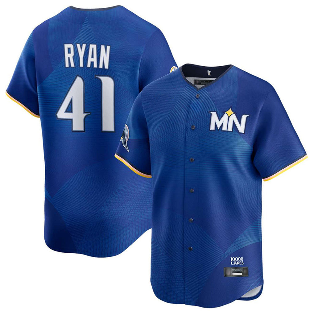 Mdoa M.Twins #41 Joe Ryan Player Royal City Connect Limited Home Stitched Jerseys