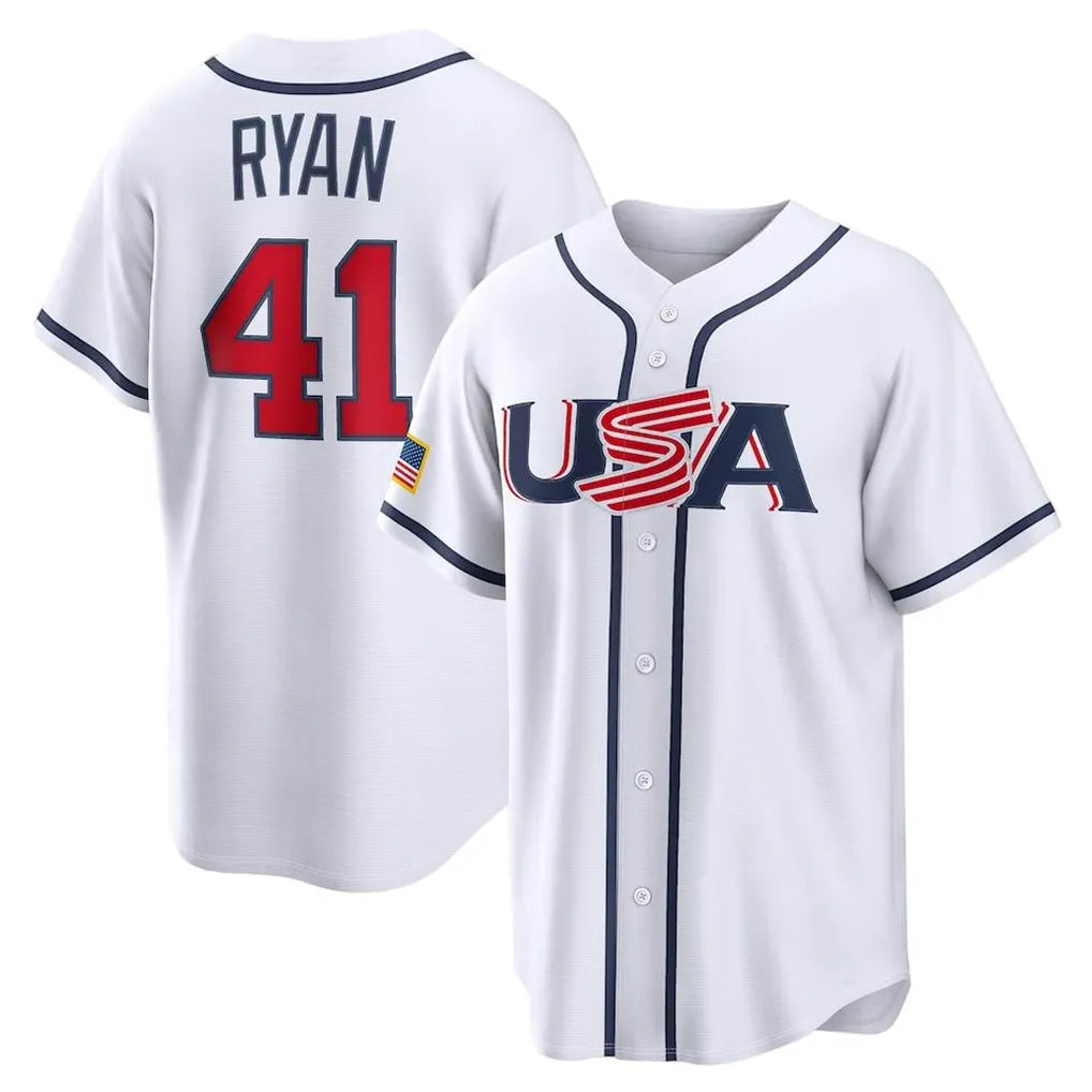 Mdoa M.Twins #41 Joe Ryan Player White USA 2026 World Classic Limited Home Stitched Jerseys