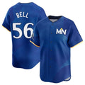 Mdoa M.Twins #56 Josh Bell Player Royal City Connect Limited Home Stitched Jerseys