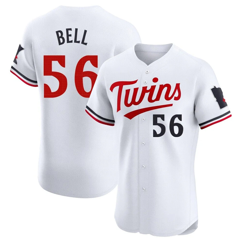 Mdoa M.Twins #56 Josh Bell Player White Home Limited Stitched Jerseys