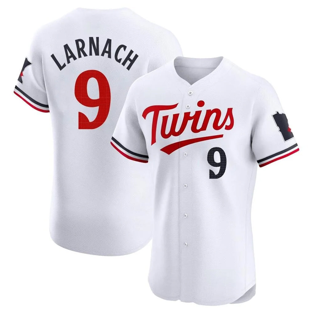Mdoa M.Twins #9 Trevor Larnach Player White Home Limited Elite Stitched Jerseys