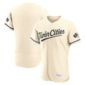 Mdoa Minnesota Twins Blank Player Cream Home Limited Elite Stitched Jerseys