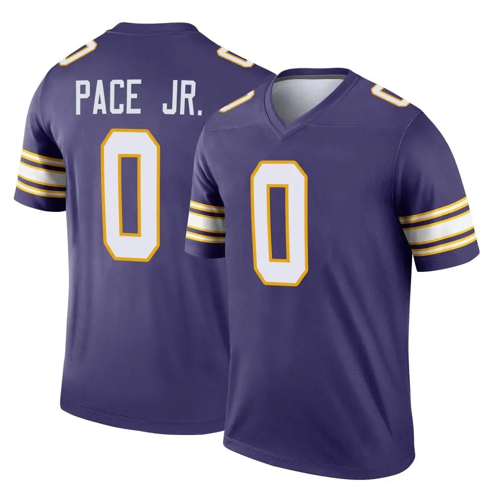 Mdoa MN.Vikings #0 Ivan Pace Jr. Player Purple Limited Classic Home Game Stitched Jerseys