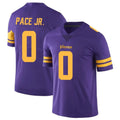 Mdoa MN.Vikings #0 Ivan Pace Jr. Player Purple Limited Color Rush Home Game Stitched Jerseys