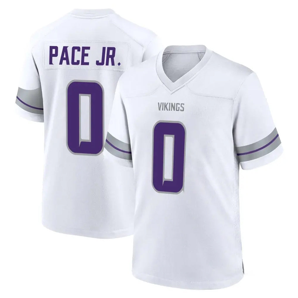 Mdoa MN.Vikings #0 Ivan Pace Jr. Player White Alternate Home Game Stitched Jerseys