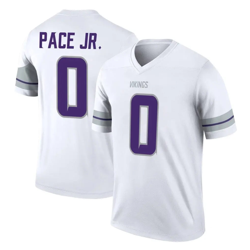 Mdoa MN.Vikings #0 Ivan Pace Jr. Player White Alternate Legend Home Game Stitched Jerseys