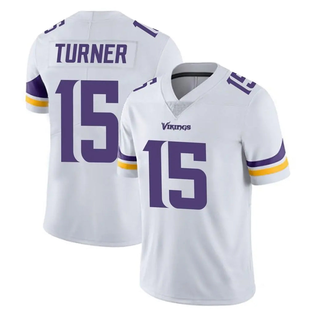 Mdoa MN.Vikings #15 Dallas Turner Player White Limited Vapor Untouchable Home Game Stitched Jerseys