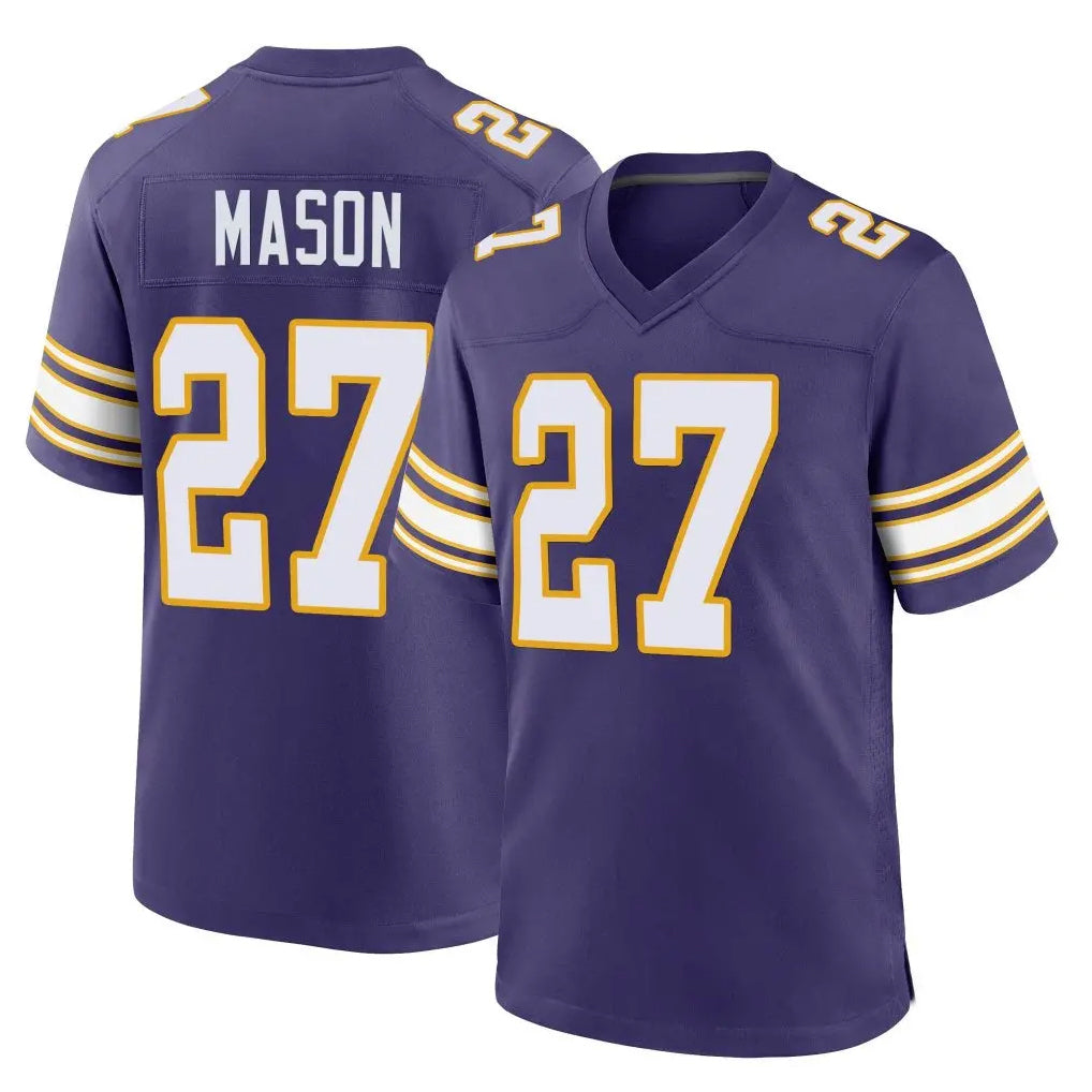 Mdoa MN.Vikings #27 Jordan Mason Player Purple Classic Home Game Stitched Jerseys