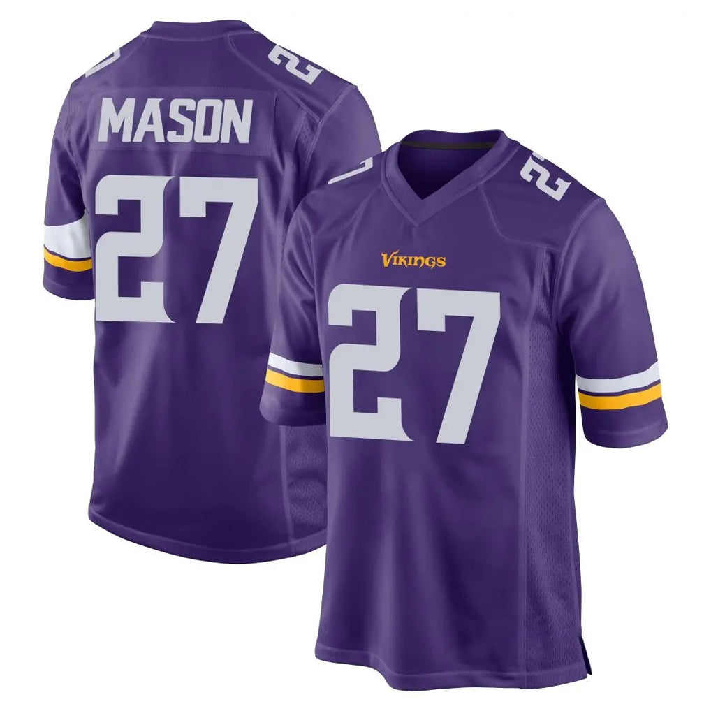 Mdoa MN.Vikings #27 Jordan Mason Player Purple Home Game Stitched Jerseys