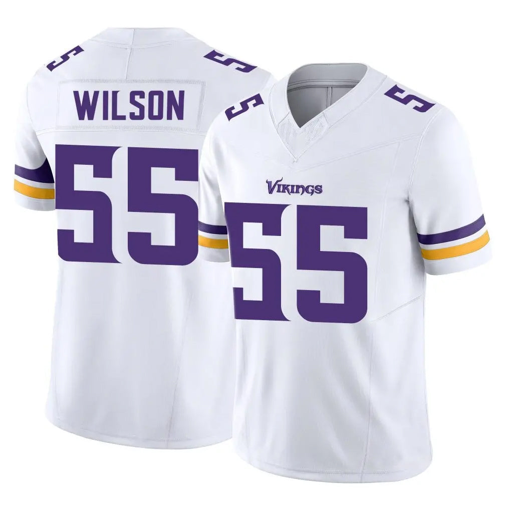 Mdoa MN.Vikings #55 Eric Wilson Player White Limited Vapor F.U.S.E. Home Game Stitched Jerseys