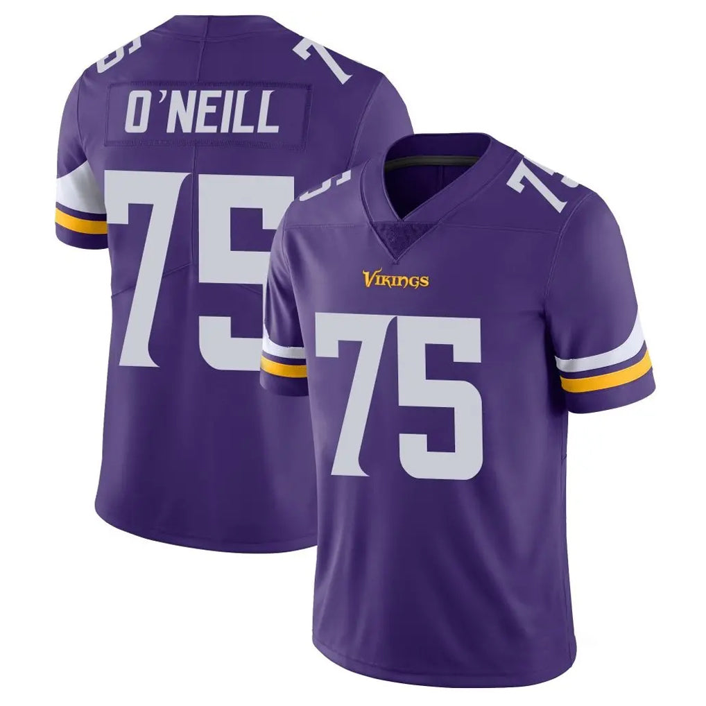 Mdoa MN.Vikings #75 Brian O'Neill Player Purple Limited Vapor Untouchable Home Game Stitched Jerseys