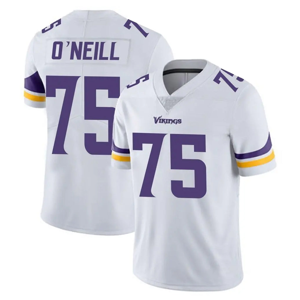 Mdoa MN.Vikings #75 Brian O'Neill Player White Limited Vapor Untouchable Home Game Stitched Jerseys