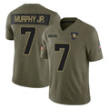 Mdoa MN.Vikings #7 Byron Murphy Jr. Player Olive 2025 Salute To Service Limited Game Stitched Jerseys