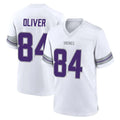 Mdoa MN.Vikings #84 Josh Oliver Player White Alternate Home Game Stitched Jerseys