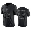 Mdoa MN.Vikings #87 T.J. Hockenson Player Black REFLECTIVE Limited Stitched Jerseys