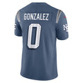 Mdoa NE.Patriots #0 Christian Gonzalez Player Storm Blue Rivalries Collection Limited Stitched Jersey
