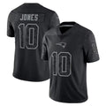 Mdoa NE.Patriots #10 Drake Maye Player Black REFLECTIVE Limited Stitched Jerseys