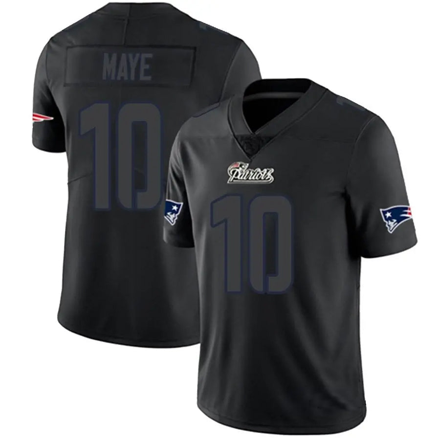 Mdoa NE.Patriots #10 Drake Maye Player Limited Black Impact Stitched Jerseys