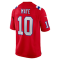 Mdoa NE.Patriots #10 Drake Maye Red Player Game Stitched Jerseys
