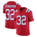 Mdoa NE.Patriots #32 TreVeyon Henderson Player Red Vapor Untouchable Home Game Stitched Jerseys