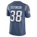 Mdoa NE.Patriots #38 Rhamondre Stevenson Player Storm Blue Rivalries Collection Limited Stitched Jerseys