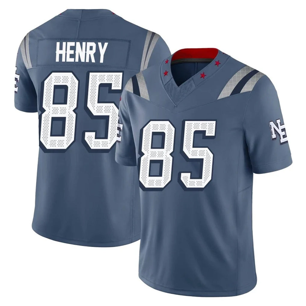 Mdoa NE.Patriots #85 Hunter Henry Player Blue Limited Rivalries Collection Home Game Stitched Jerseys