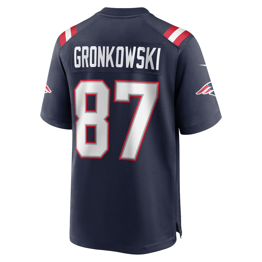 Mdoa NE.Patriots #87 Rob Gronkowski Navy Team Retired Player Game Stitched Jerseys