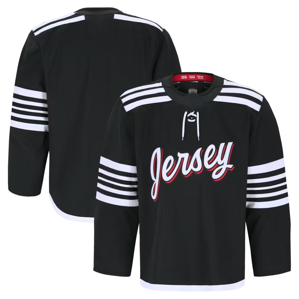 Mdoa N.Jersey Devils Black Alternate Authentic Pro Jerseys