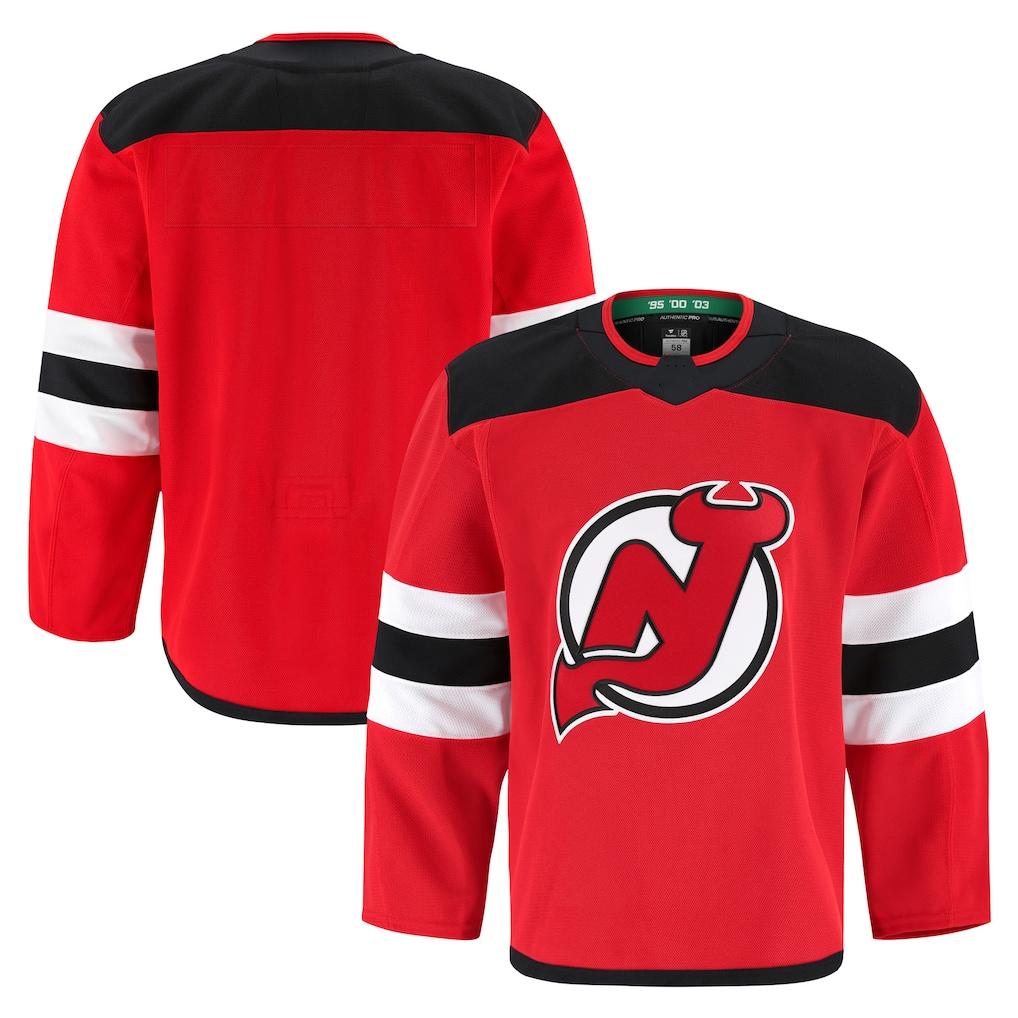 Mdoa N.Jersey Devils Red Home Authentic Pro Jerseys