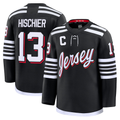 Mdoa N.Jersey Devils #13 Nico Hischier Black Alternate Premium Jerseys