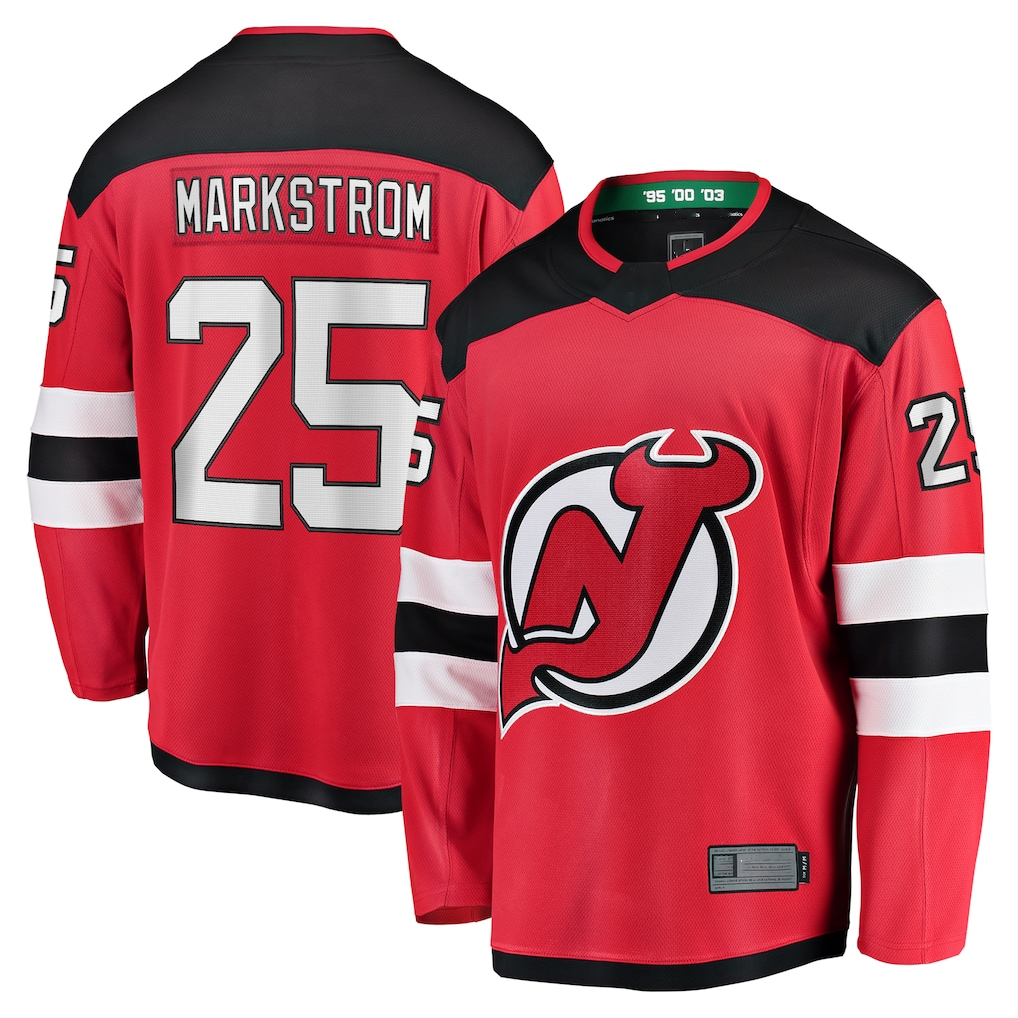 Mdoa N.Jersey Devils #25 Jacob Markstrom Red Home Premier Breakaway Player Jerseys