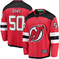 Mdoa N.Jersey Devils #50 Nico Daws Red Home Breakaway Player Jerseys