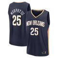 Mdoa NO.Pelicans #25 Trey Murphy III Navy Fast Break Replica Stitched Jerseys- Icon Edition
