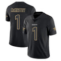 Mdoa NO.Saints #1 Kool-Aid McKinstry Player Black Impact Limited Home Game Stitched Jerseys
