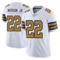 Mdoa NO.Saints #22 Martin Emerson Jr. Player White Limited Color Rush Home Game Stitched Jerseys