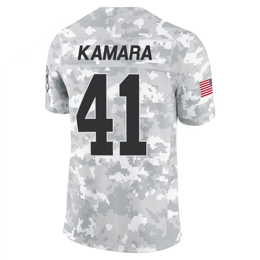 Mdoa NO.Saints #41 Alvin Kamara Player Arctic Camo Salute to Service Limited Stitched Jerseys