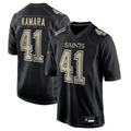 Mdoa NO.Saints #41 Alvin Kamara Player Carbon Black Fashion Game Stitched Jerseys
